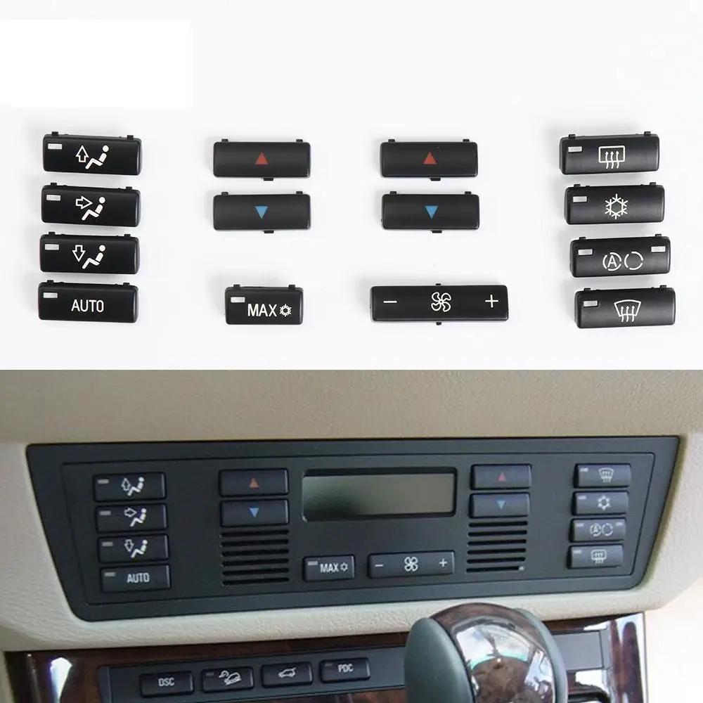 14 шт. Накладок на кнопки управления климат-контролем для BMW X5 E53 1999-2006 и E39 5 серии 1995-2002 OE 64116915812