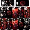 Case for Samsung Galaxy S25 S24 S23 iPhone 16 15 Xiaomi Redmi Note 14 13 12 16E X 11 Pro Max XR OPPO Moto Huawei Comics Akatsuki Naruto Itachi Uchiha