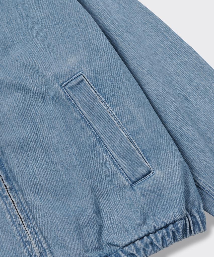 Musinsa Standard Denim Swing Top Blouson Jacket [Light Indigo]