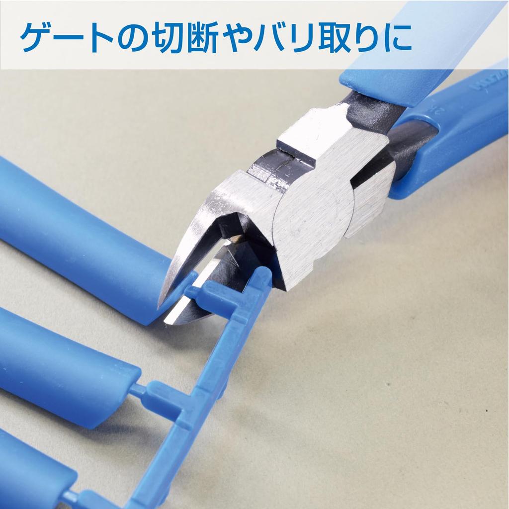 HOZAN Plastic Nippers with Coil Plastic Fatigue-Reducing Spring, 5.0mm N-25-125