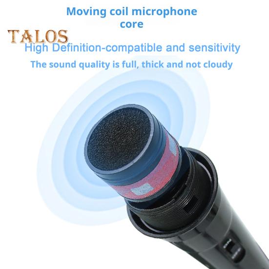 Wired Dynamic Microphone Plug-Play Universal Cardioid Dynamic Vocal Mic with Long Cable Karaoke Singing Machine Accessories