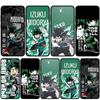 Для Samsung Galaxy S24 S23 iPhone 16 15 14 Xiaomi Redmi Note 13 12 11 10 8 Plus 9 Pro Max X XR Чехол для телефона Midoriya Izuku My Hero Academia OPPO Huawei