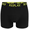 Replay Черный Неон Мужские Боксеры Логотип Набор 2 Штуки