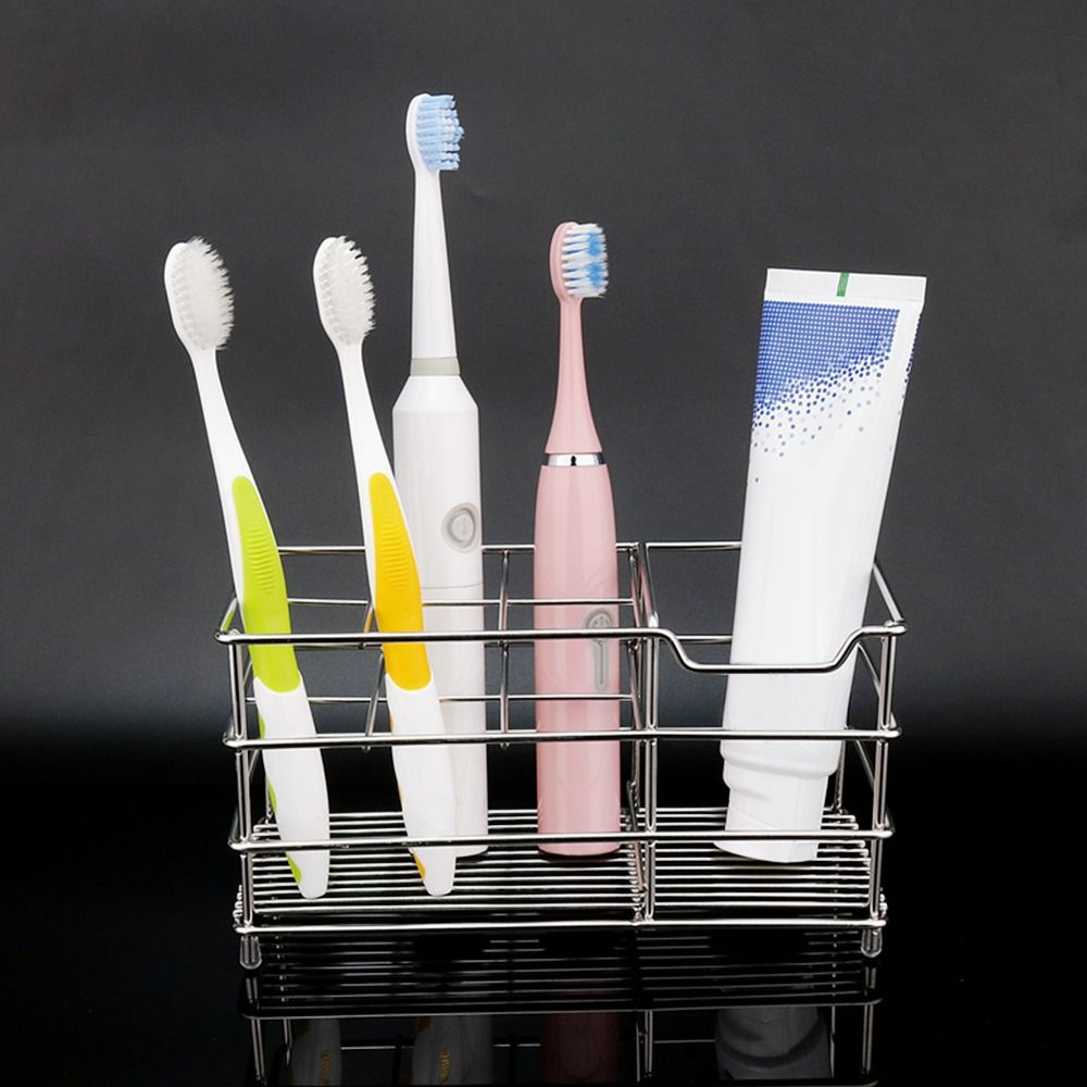 Arranged Space Saving Toothbrush Holder Vanity Countertops Storage Rack Kitchen Organizer Stand