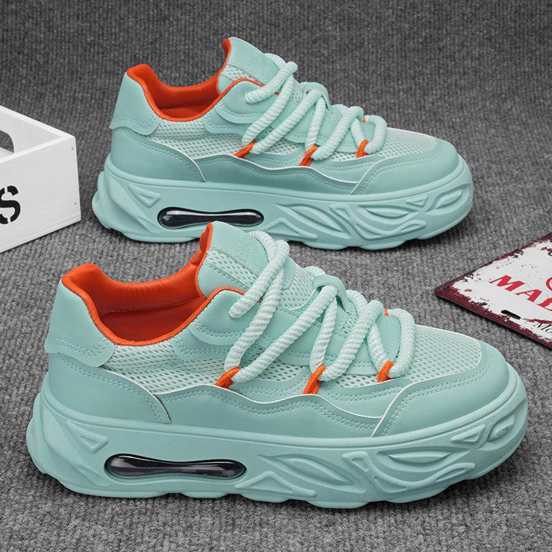 2024 New Tide Shoes Модные кроссовки для бега Универсальные дышащие повседневные мужские туфли Толстая подошва Нескользящие кроссовки Мужские дизайнерские теннисные