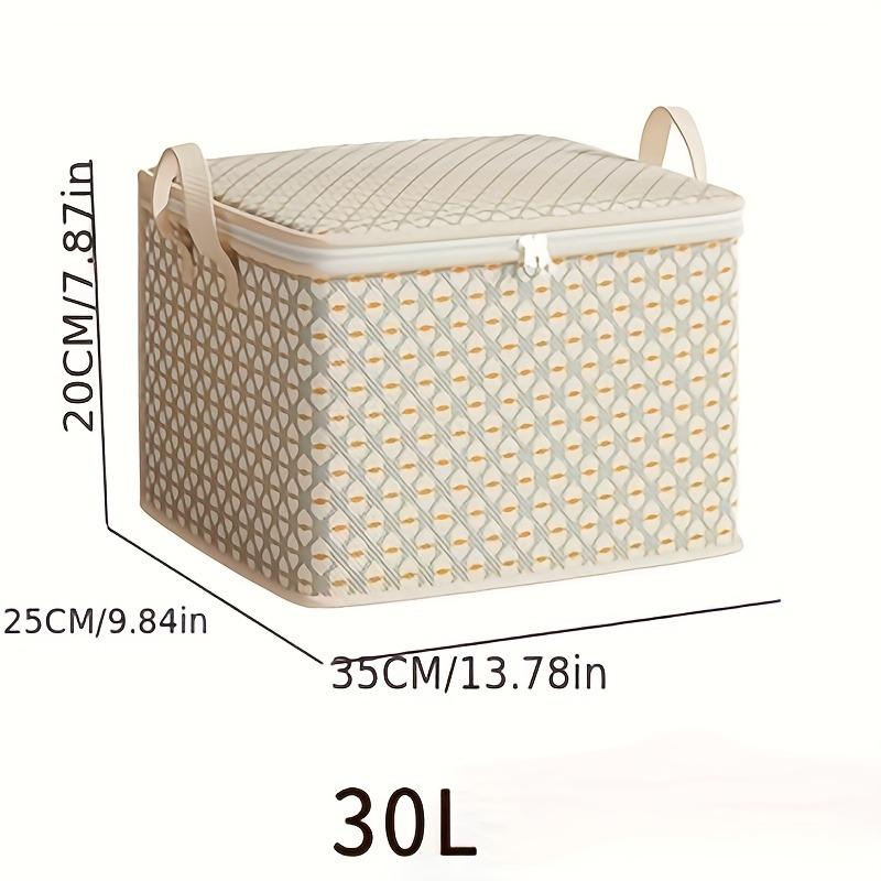 Extra-Large 220-Litre Fabric Storage Box for Quilts, Sheets, Clothes, and Underwear - Portable, Lightweight,and Easy To Carry