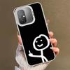 Смешной Стикмен Мэтчмен Мягкий Чехол для Телефона для Xiaomi Redmi 15C 15 14C 13C 12C Poco X5 X6 X7 Pro X3 F8 F7 Ultra M8 13 12 Задняя Крышка