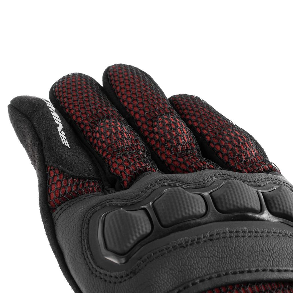 KOMINE Motorcycle Gloves Protective 3D Mesh Size L GK-2153 Gloves, Black,