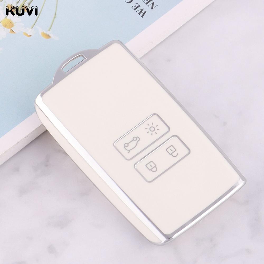 TPU Car Remote Key Case Cover Shell for Renault Koleos Captur Megane Clio Scenic Talisman Arkana for Dacia Sandero Card Fob