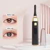Электрические щипцы для завивки ресниц с защитным чехлом, быстро нагревающиеся, с подогревом, USB-щеточка для завивки ресниц, один зажим для формирования щипцов для завивки ресниц