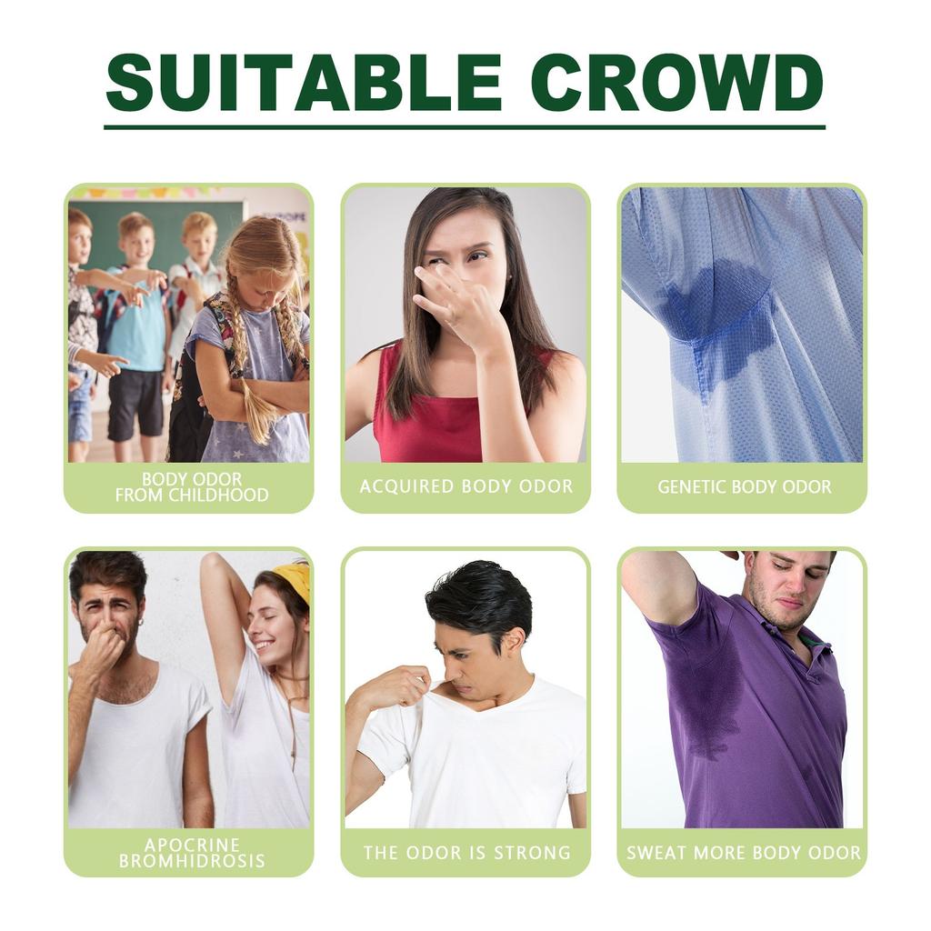 Body Care Cream Cleans Body Sweat Armpit Odor Light Refreshing Cream