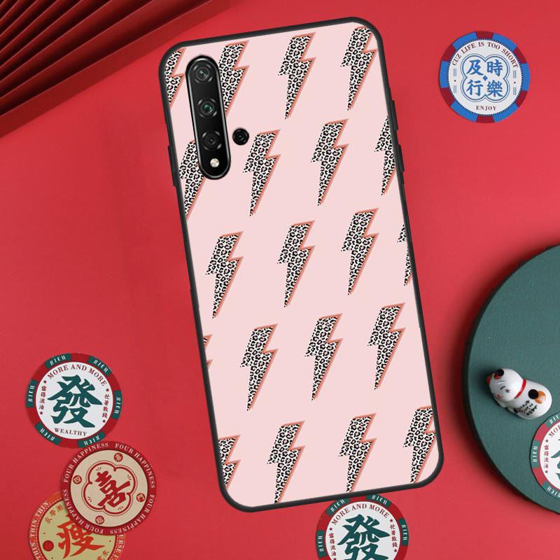 Преппи звезды молния розовый Для Huawei Nova Y73 Y72 Y90 Y70 Y60 Y91 Y61 12s 12i 11i 8i 9 10 SE P40 Lite P60 P30 Pro Чехол