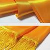 "Yellow Scarf with Family Clan Prints for Ancestors Worship and Festival Celebrations"