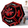 Firefighter Courage and Honor Outdoor Automatic Umbrella Retractable Design with 8-Rib Durability Lightweight Perfect Gift for Friends Family