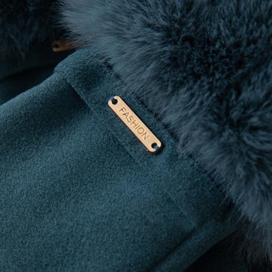 Женские термоперчатки Теплые зимние перчатки с меховыми манжетами Ветрозащитные перчатки для вождения, езды на велосипеде, катания на лыжах, с сенсорным экраном для