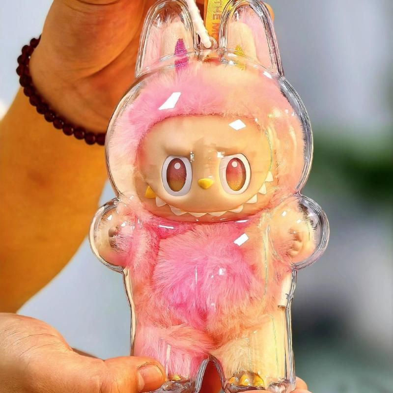 Для Labubu Crybaby Прозрачный Защитный Чехол Плюшевая Кукла Игрушка Чехол Коробка для Хранения