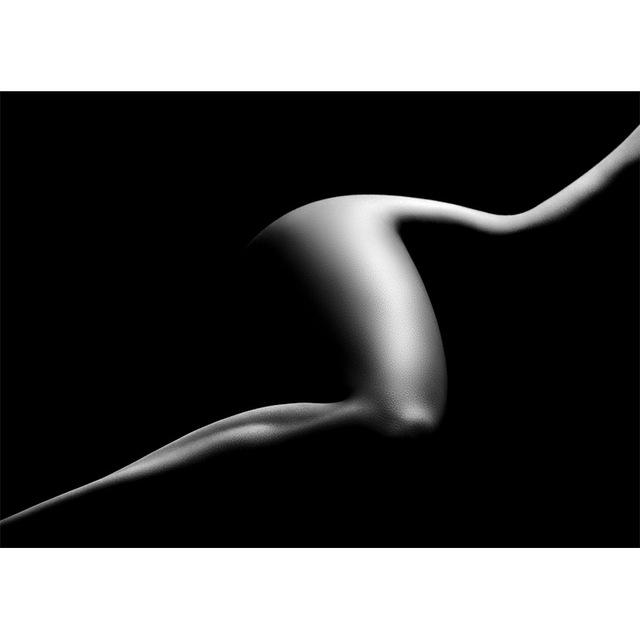 Современные черные сексуальные обнаженные женские холсты с картинами, постеры и принты Quadros, настенные художественные картины для гостиной, украшения стен Cuadro