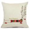 Christmas Sausage Style Cushion Cover Christmas Dog Christmas Home Decorative Pillow Cover Merry Gift 45X45Cm