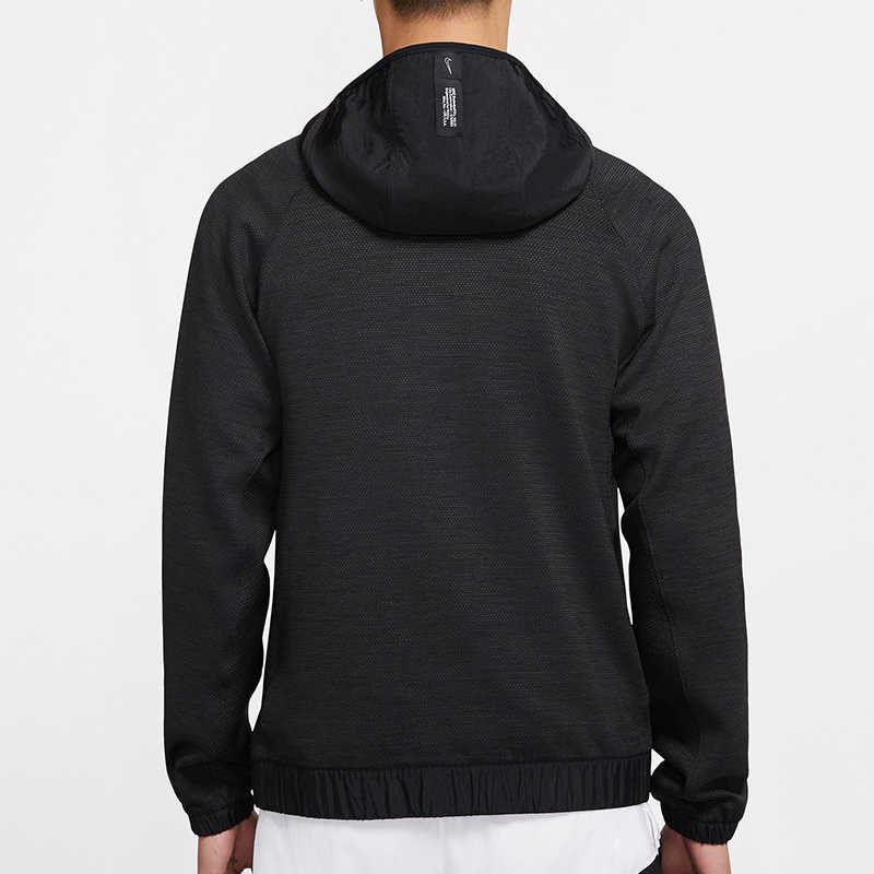 Nike Куртки Мужские Черные С Капюшоном Умеренные Прочие BV9309-010