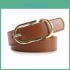Sophisticated Alloy Belt For Women With Adjustable Pin Clasp For Casual And Work Complement