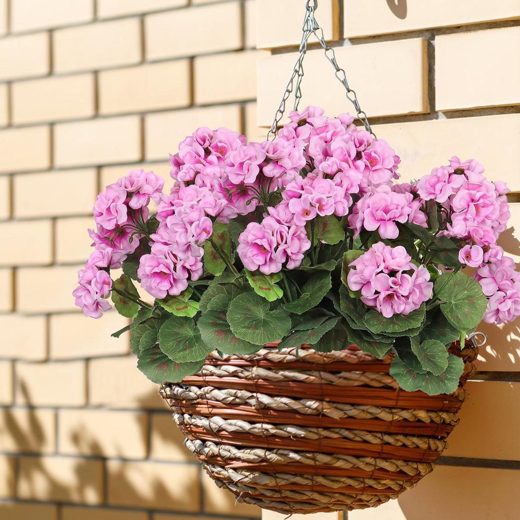 Искусственные цветы для улицы, устойчивые к ультрафиолетовому излучению садовые растения, кустовые искусственные цветы для дома, свадьбы, кухни, центральные украшения для стола