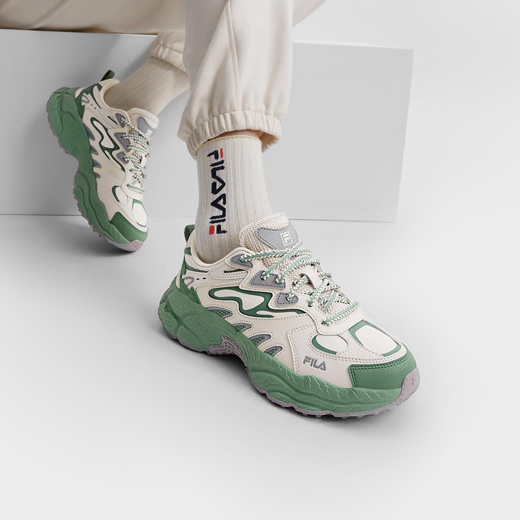Fila Fern Удобные Универсальные Низкие Кроссовки для Бега Женские кроссовки Зеленый F12W441119FOM