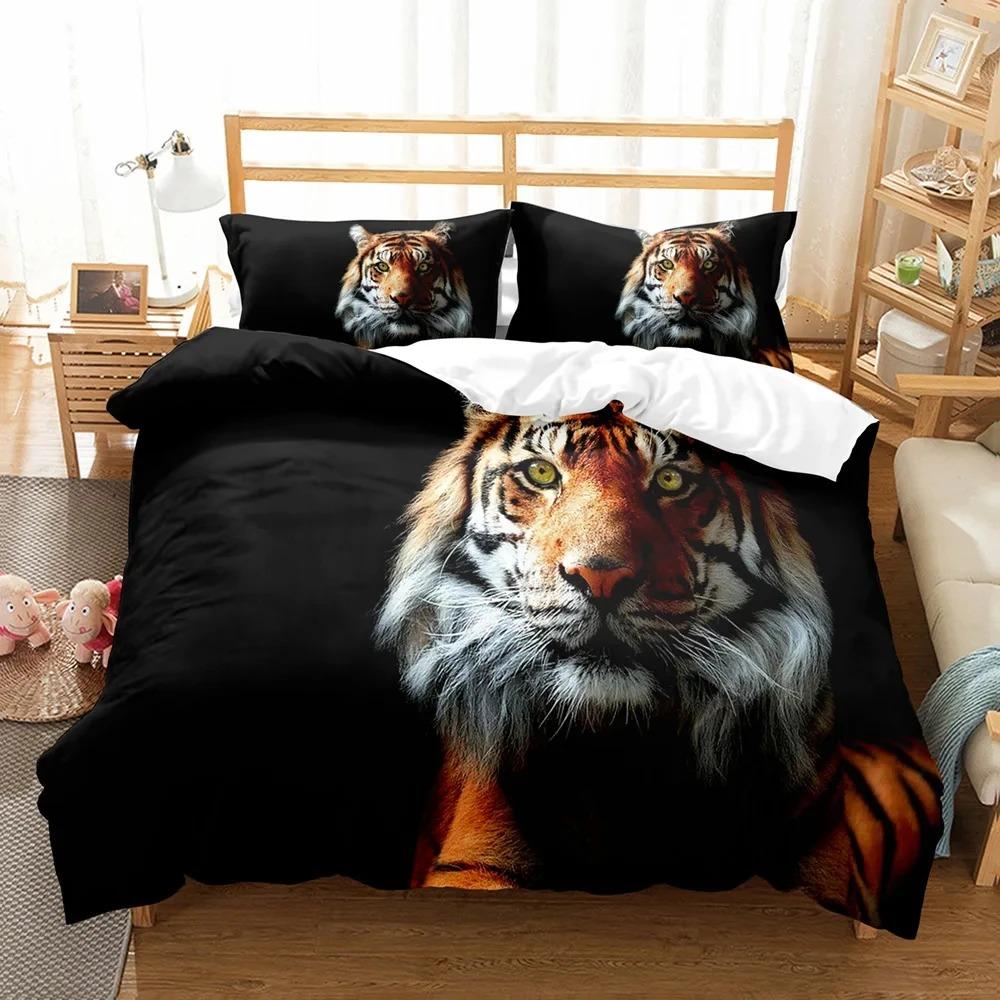 3DAnimal Duvet Cover Sets Design Bed Linen With Pillowcase Full Size Double King Queen Size Bl3D Tack White Bedding Set 3pcs