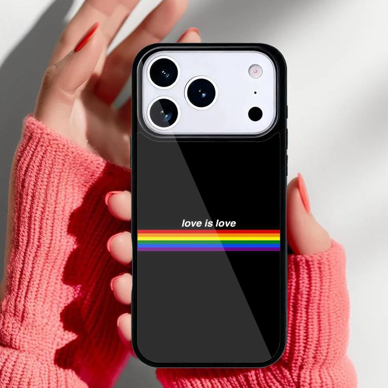 Чехол-радуга Pride для iPhone 17 Air 16e 15 14 13 Pro Max Задняя крышка для 12 11 Pro Coque