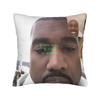 K-kanyes W-wests Забавная Подушка Чехол Аксессуары Мягкая Наволочка Декор Чехол для Подушки-плед Сиденье Разные Размеры