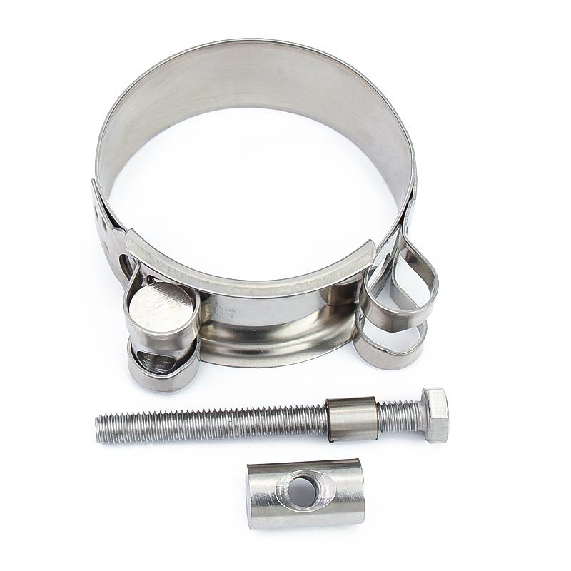 304 Stainless Steel Powerful Hose Pipe Tube Clamps Exhaust Air Water Pipes Durable Sealing Powerful Strength Repair Welding Tool