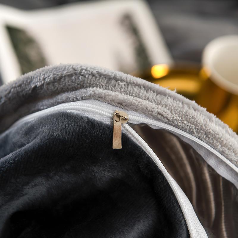 Пододеяльник Magic Velvet Постельное белье Покрывала 150 180 220 Сохраняйте тепло Зимнее утепленное одеяло Покрывало из флиса Snow Solid Colors Серый Желтый