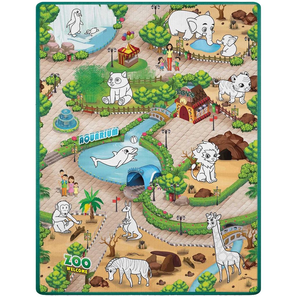 Ricokids Rk-344 Foam Mat For Coloring, Rolled, 120 X 90 X 0.3 Cm