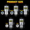 2 шт. P21W Led 1156 BA15S PY21W BAU15S BAY15D P21/5W 1157 Светодиодные лампы T20 7440 W21W WY21W 7443 W21/5W 42SMD Автомобильный указатель поворота Задний тормоз Авто лампа