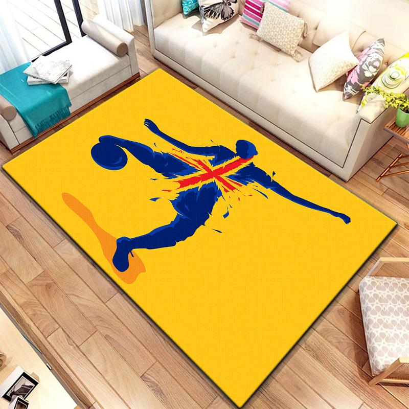 Ковер с изображением футбола, ковер для футбольного поля, украшение для гостиной, коврики для спальни, ковер для гостиной, домашний коврик для входной двери, детский коврик