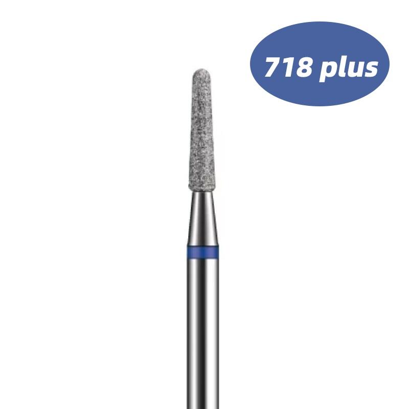 Алмазное сверло 718M 720M Удаление омертвевшей кожи Полировка гелем Аксессуары для ногтей