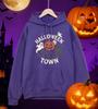 Halloween Town Pumpkin Lantern Printed Men Hoodies Hip Hop Hoody Casual Fleece Male Sportswears All-Match Autumn Clothes