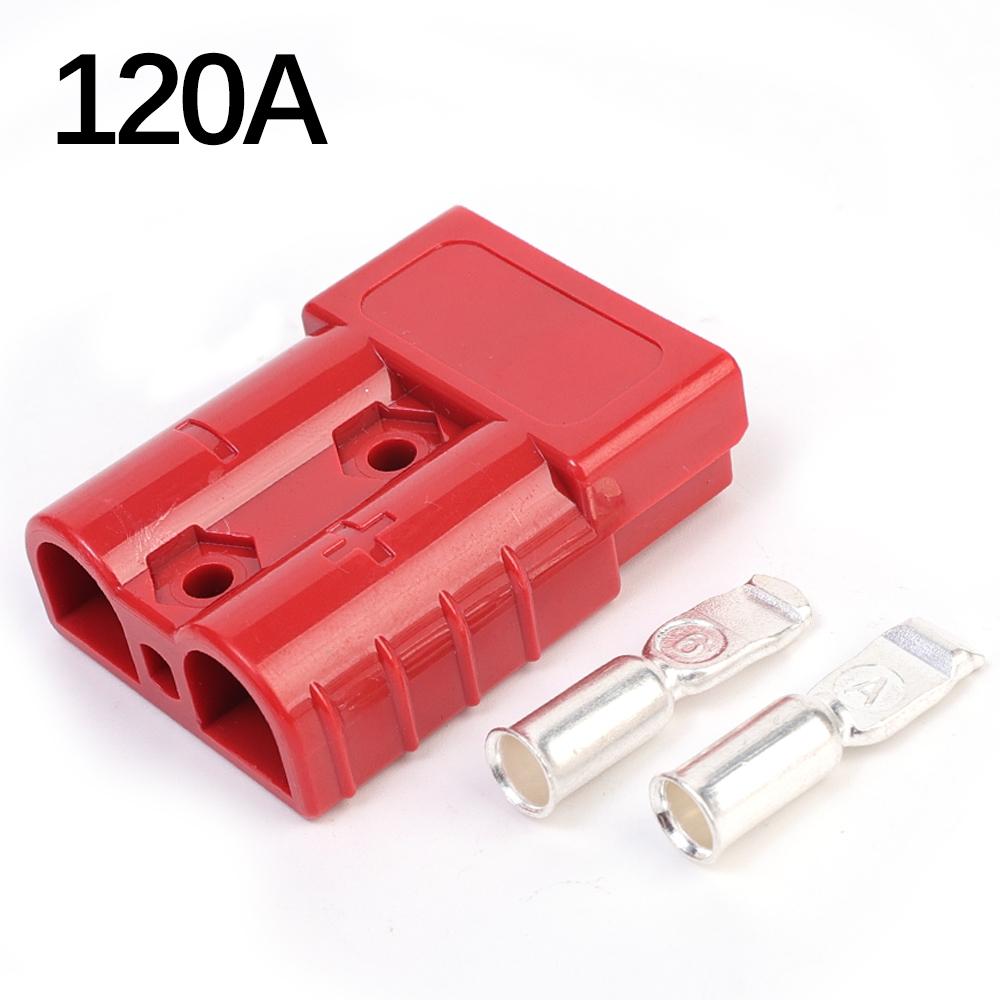 Для Anderson Plug Connector 50A 120A High Current 2 Pin Forklift Battery Charger Plug Разъемы для зарядки аккумулятора