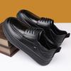 2024 осень и зима новые мужские деловые повседневные кожаные туфли мужские туфли с круглым носком на шнуровке низкие туфли высокие туфли мужские туфли 87115
