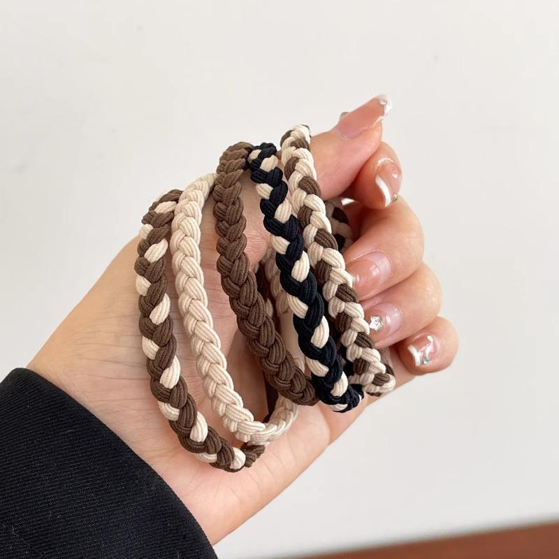 High Elasticity Hair Tie: Versatile Rubber Band Scrunchie for Women & Girls 2025