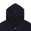 Nike Спортивный повседневный пуловер с флисовой толстовкой с капюшоном для женщин, черный DJ7669-010