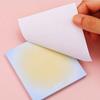 1 шт. клейкий милый градиент цвета Kawaii липкие заметки Блокнот для заметок офисные школьные принадлежности канцелярские наклейки