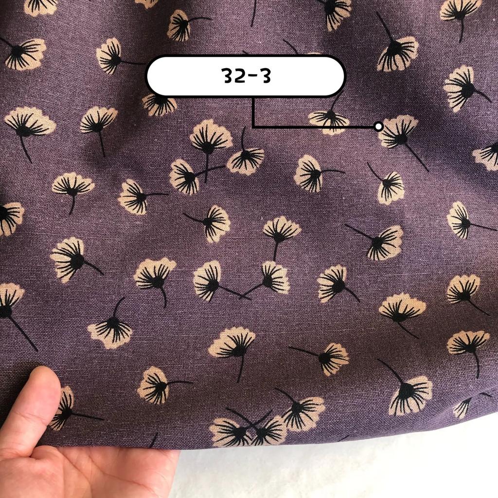 100x140cm Retro Pastoral Cotton/Linen Small Flower Floral Fabrics Soft for Spring Handwork Decor Tablecloth Dress Cushion Craft