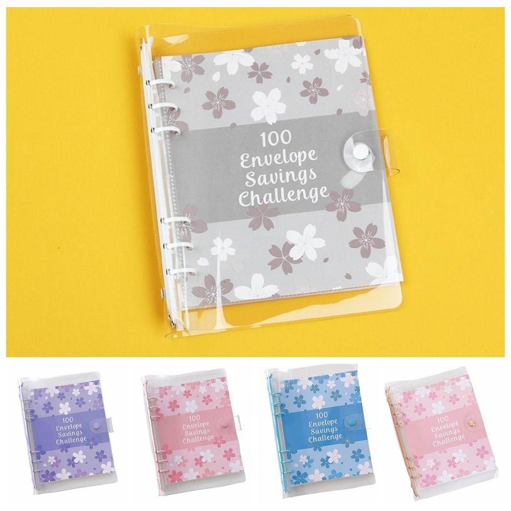 100 Envelope Saving Money Binder Money Saving A5 Budget Binders Set  for Budgeting Planner