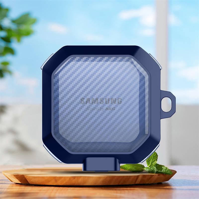 Защитный чехол Samsung BudsCore Buds2 Pro Прозрачный Углеродное волокно