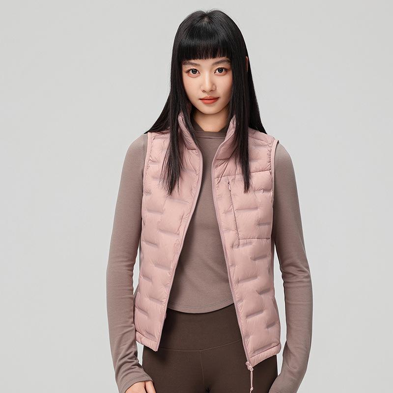 Unisex High-End Lightweight Down Vest, Outdoor Sports, 90% White Duck Down Jacket.