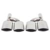 Mercedes W204-W212 C63-E63 Quad Exhaust Upgrade - Stainless Steel Tailpipe Muffler