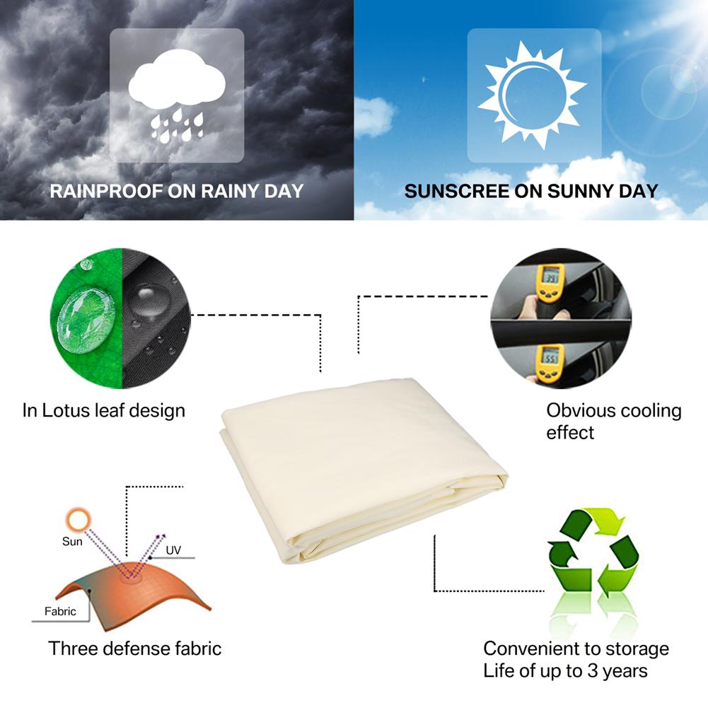 Водонепроницаемый солнцезащитный козырек, солнцезащитный козырек, тент для кемпинга, большой тент для сада, патио, скидка 40%