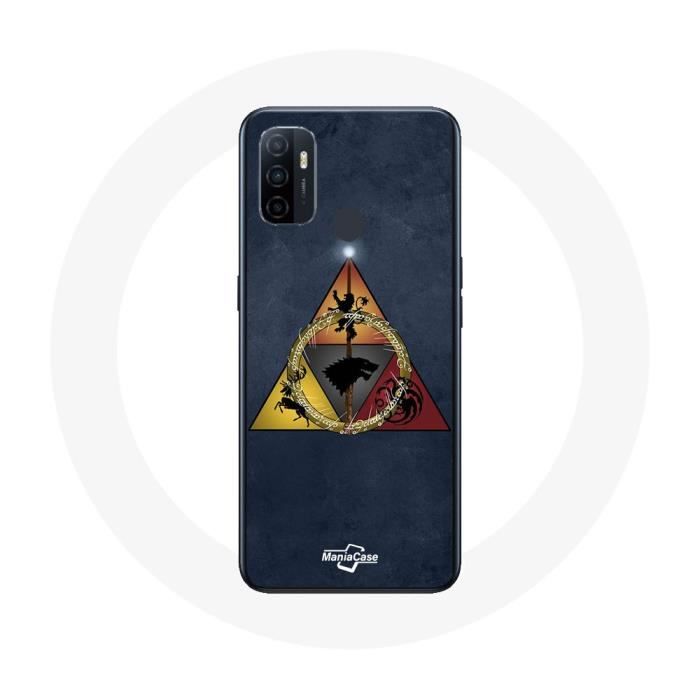 Coque - Game of Thrones - Oppo A53 - Rigide - Logo Baratheon - Mixte - Bleu