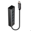 HUB USB - LINDY - 4 Ports - USB 3.2 Type C - Compatible Thunderbolt 3 - Noir