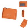 Baellerry Women Tri-fold Short Wallets Artificial Leather Fashion Zipper Coin Purse Card Holder